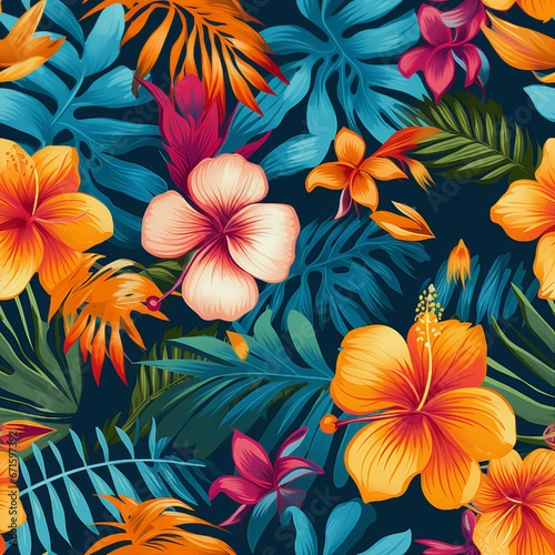 Summertime Tropical Bliss Pattern