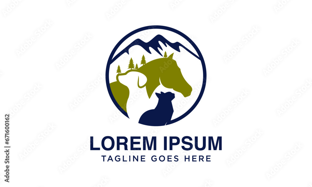 pet logo design, veterinarian, animal hospital, farm pet logo design, veterinarian, animal hospital, farm