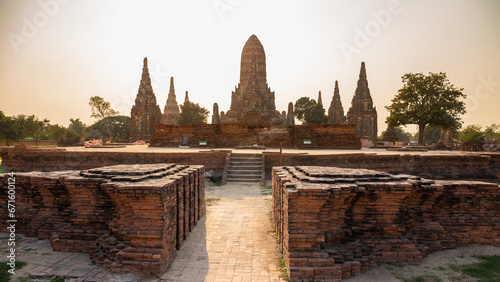 Wat Chaiwatthanaram at Ayutthaya Historical Park is an important location and is used in filming in movies and dramas. It is popular with both Thai and international tourists. © powerbeephoto