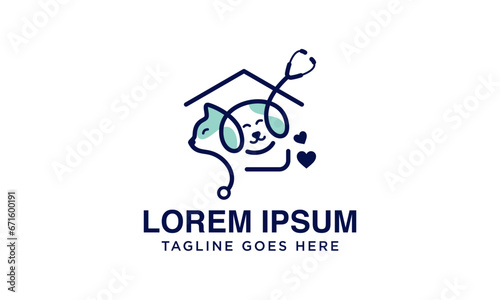 pet logo design, veterinarian, animal hospital, farm