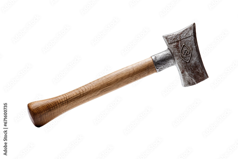 Abstract Hammer Composition Isolated on Transparent Background. Ai