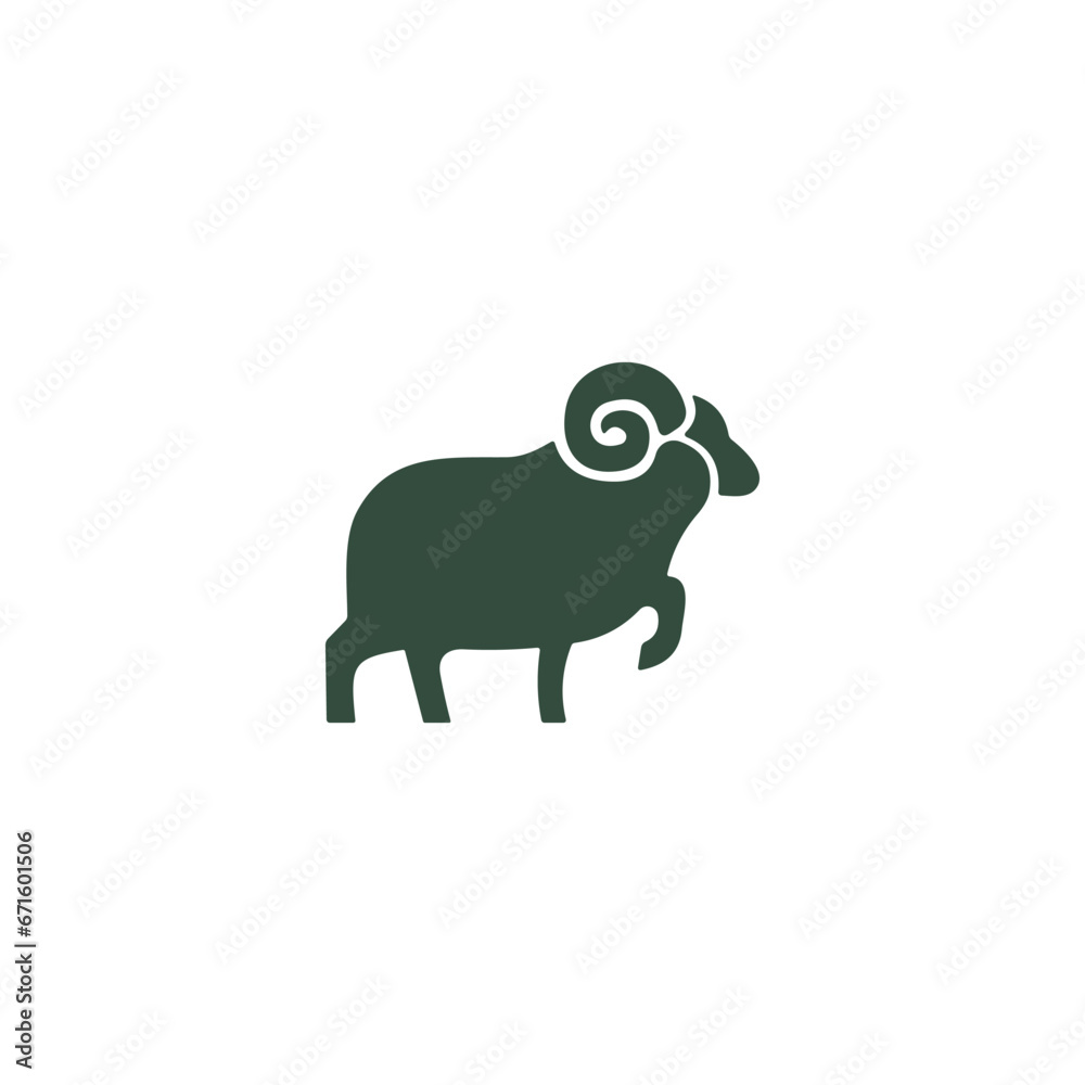 Obraz premium animal icon vector on white background