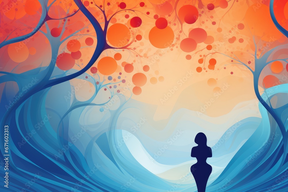 Abstract background for world introvert Day Abstract background for world introvert Day