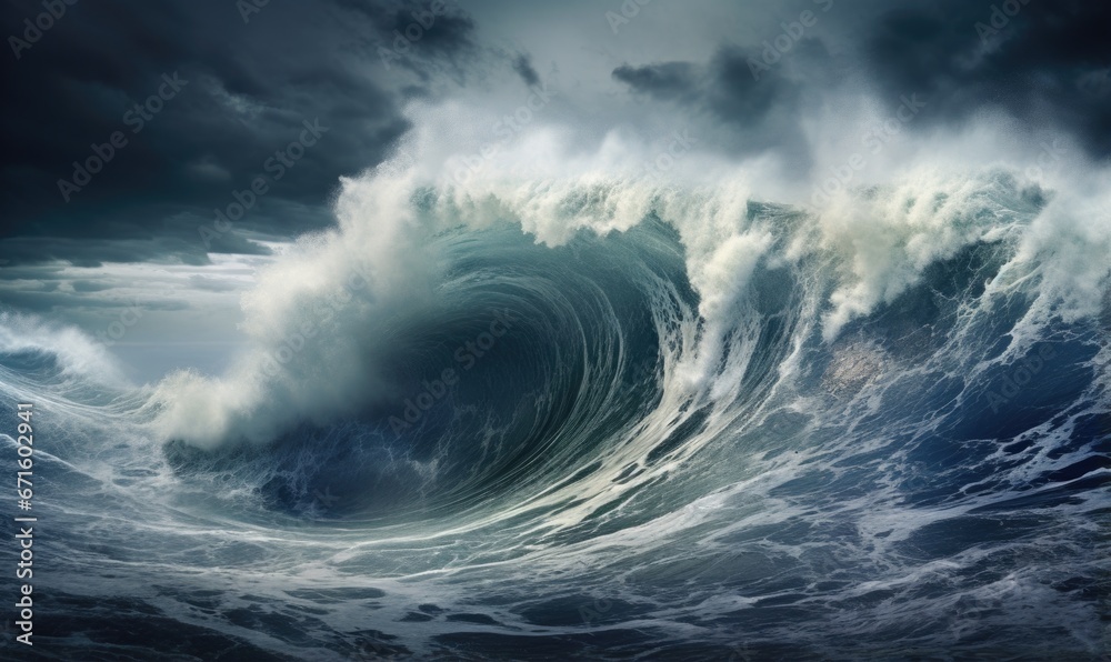 Surfing ocean wave. Blue ocean wave. Nature background. Big ocean waves. Surfing ocean wave. Blue ocean wave. Nature background. Big ocean waves.