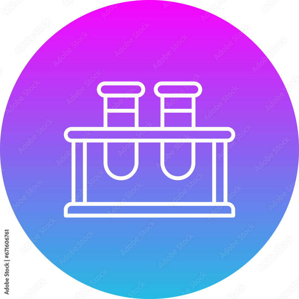 Test Tube Rack Icon Test Tube Rack Icon