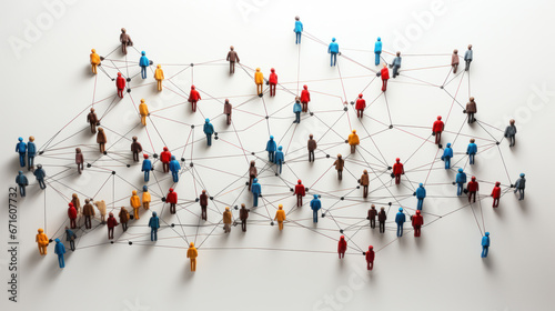 Connected Stick Figures: Networking in Unity. Generative AI
