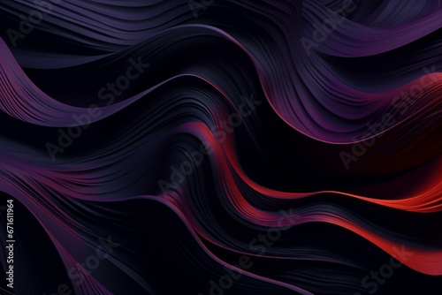 Dark fluid-like background with undulating texture and vibrant accents. Generative AI