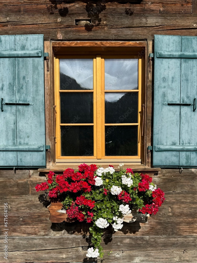 Obraz premium A window with a view of the Videmanette, N°1