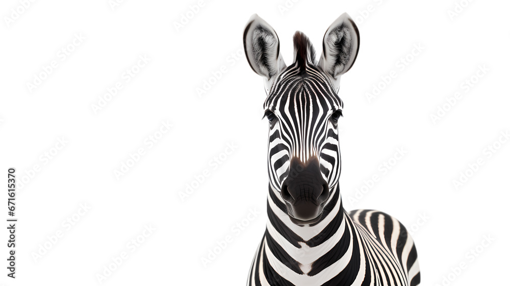 Zebra on transparent background Zebra on transparent background