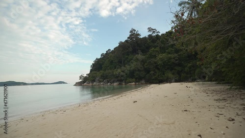 beach on perhentian island, malaysia, sea and beach paradise photo