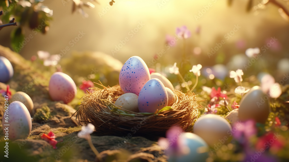 Easter - Celebrating the resurrection of Jesus Christ with religious and secular traditions.