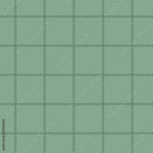 Pastel tablecloth gingham Vector Seamless Pattern. had drawn doodle checker background. Cottagecore Garden design. Homestead Farmhouse Summer Graphic Background.