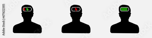 Brain recharge. Lack of energy