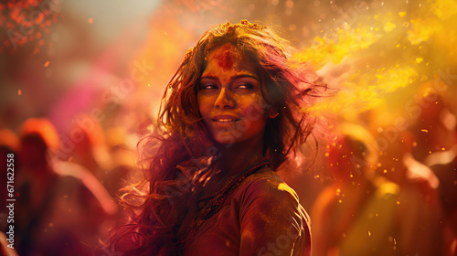 Holi (India) - A colorful spring festival known for throwing colored powders.