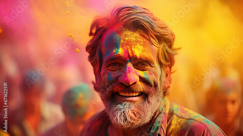 Holi (India) - A colorful spring festival known for throwing colored powders.