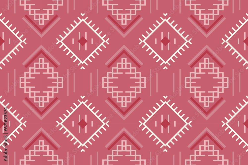 Ethnic pattern. traditional pattern background It is a pattern created by combining geometric shapes. Create beautiful fabric patterns. Design for print. Ethnic pattern. traditional pattern background It is a pattern created by combining geometric shapes. Create beautiful fabric patterns. Design for print.