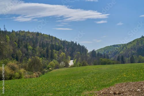landscape in the mountains