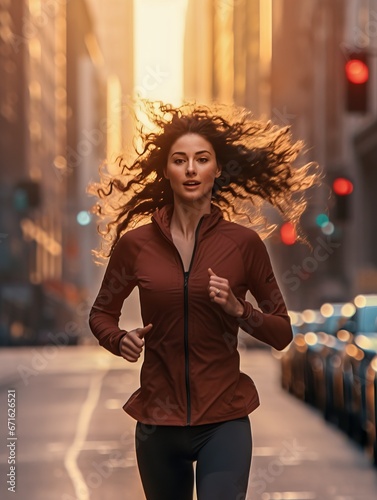 Female urban runner, genera...