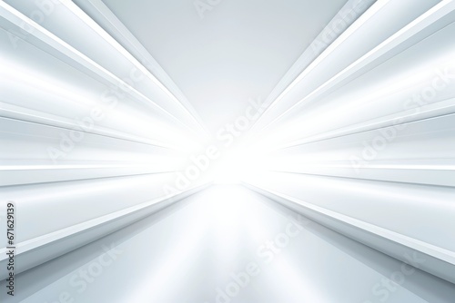 Abstract futuristic architecture background, Minimal technology white backdrop