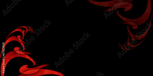 copy space template with red and black background