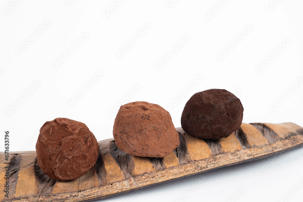 Fototapeta premium truffes au chocolat
