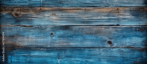Weathered blue boards