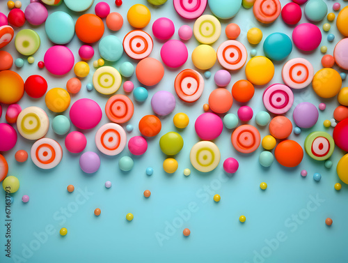Sweet background bright colors minimalism. High quality
