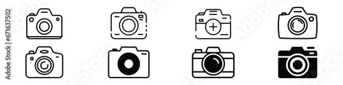 camera icon, Photo camera vector icon, Camera Icon, Camera outline icon, icon pocket digital camera, Camera icon vector illustration. photo camera sign and symbol. photography icon. photo