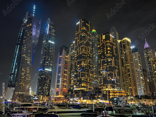 Photography Dubai by Night: A Dazzling Cityscape Illuminated