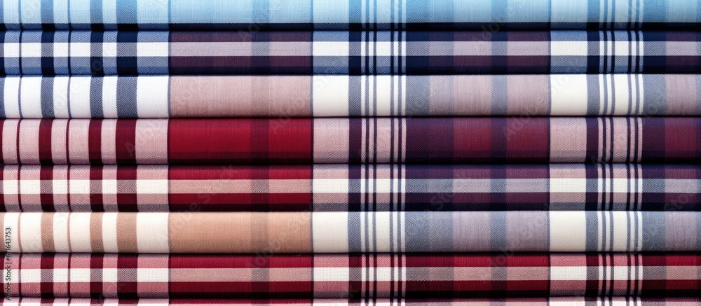 Plaid fabrics texture for background Plaid fabrics texture for background