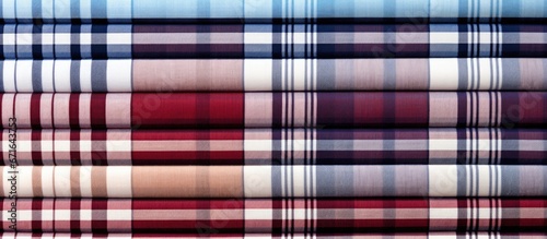 Plaid fabrics texture for background