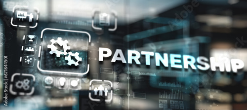 Partnership. Business cooperation concept 2023. Agreements on partnership