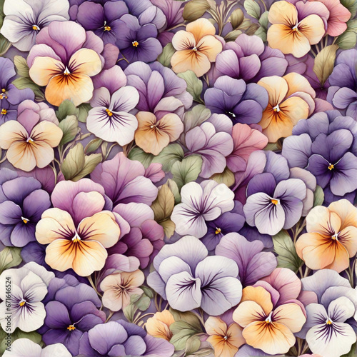 Artistic background of a floral pattern