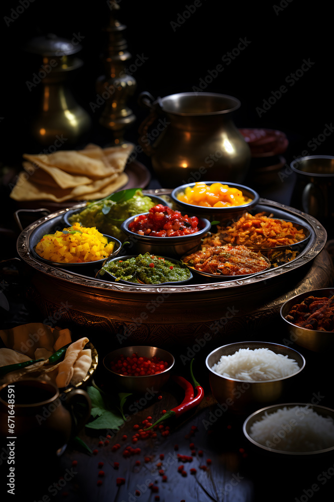 indian traditional spices in a bowl. indian traditional spices in a bowl.