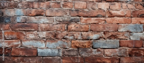 Texture pattern on a brick wall background