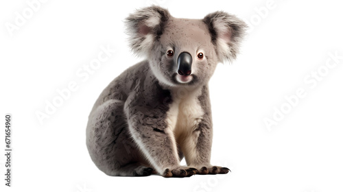 Koala on transparent background