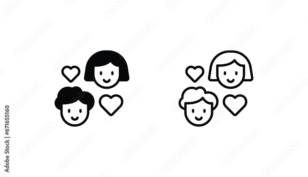 Love icon design with white background stock illustration Love icon design with white background stock illustration
