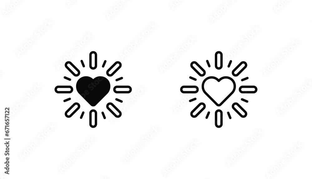 Love icon design with white background stock illustration