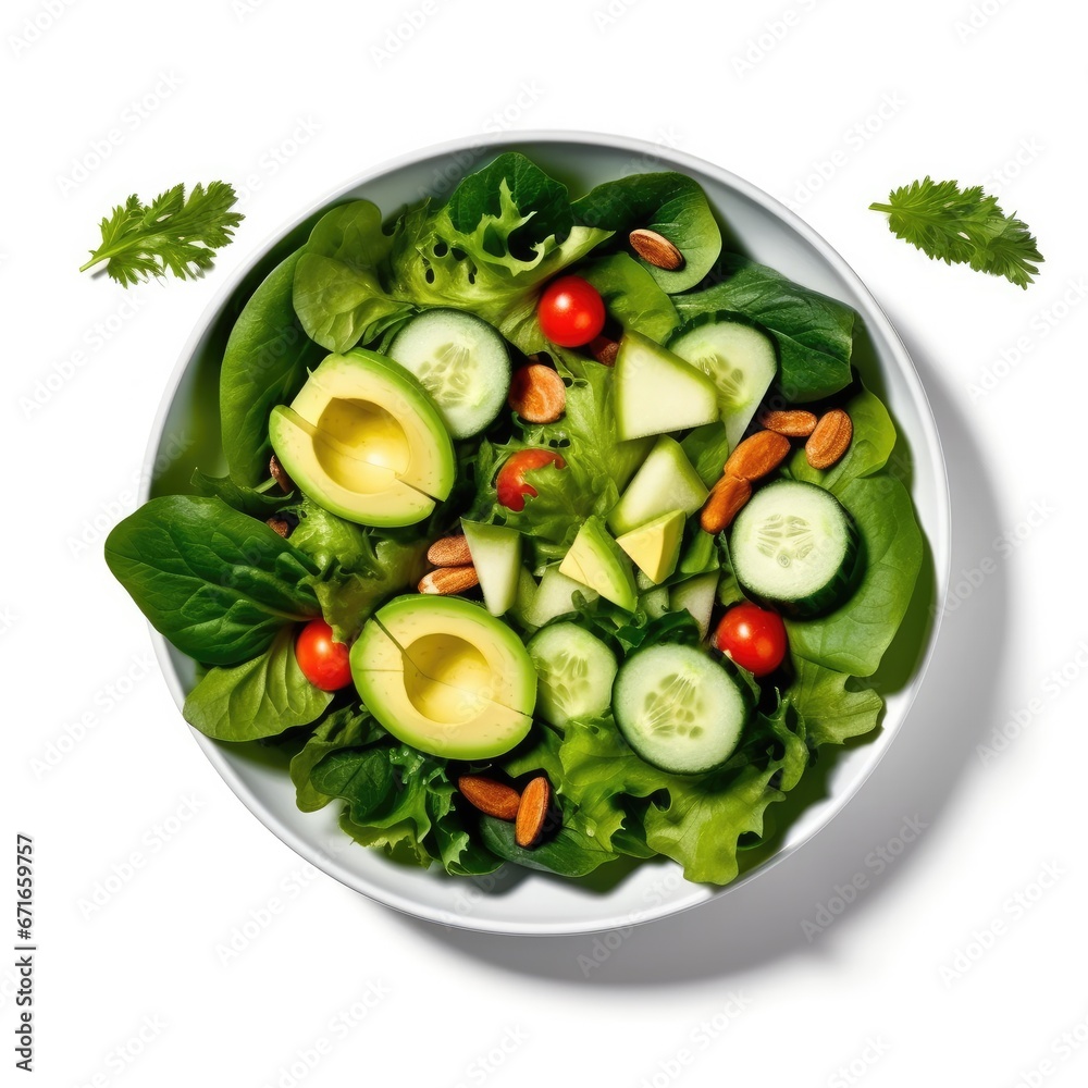 Green Salad w Avocado Green Salad w Avocado