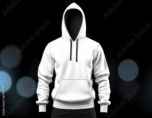 Wallpaper Mural White hoodie mockup  Torontodigital.ca
