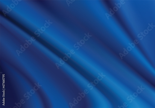 Silk background Design for product advertising for catalog. blue silk background. blue fabric background. smooth texture vector. illustration EPS 10.
