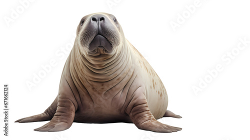 Walrus on transparent background