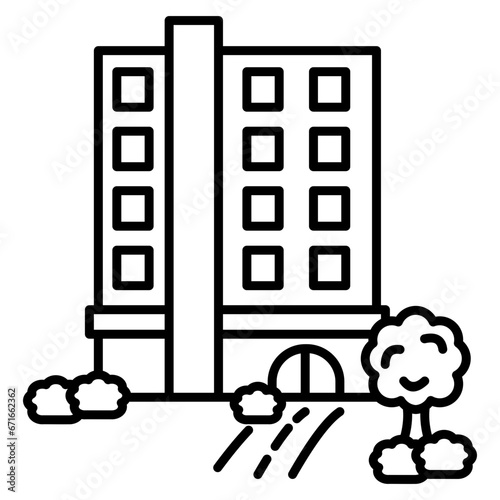 Apartment Building Icon
