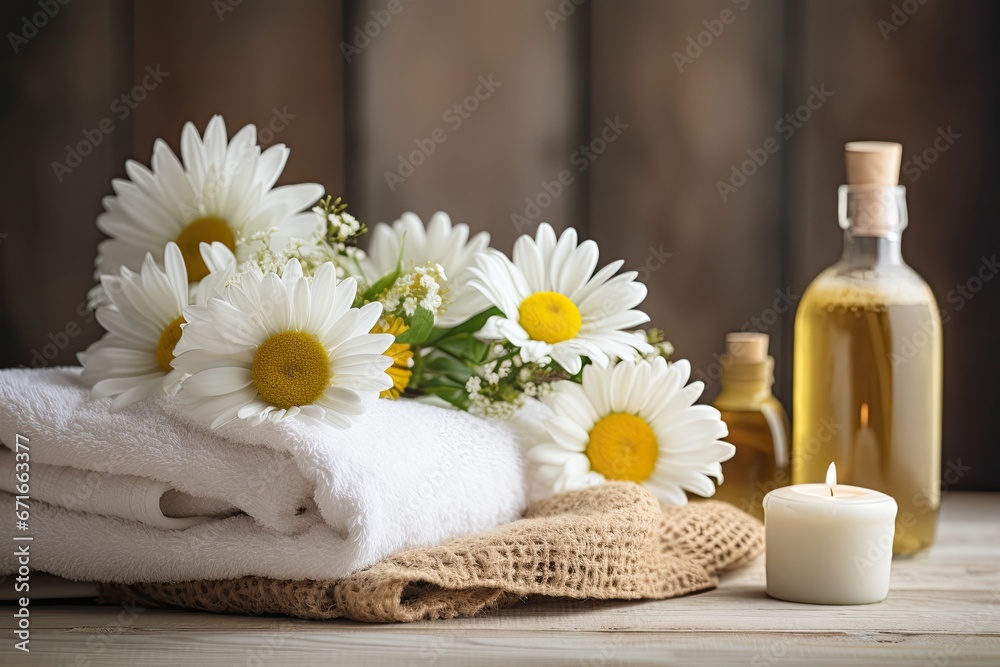 Day spa offering natural products in a floral atmosphere.