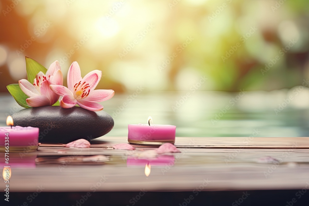 Shallow depth of field with a background in SPA. Shallow depth of field with a background in SPA.