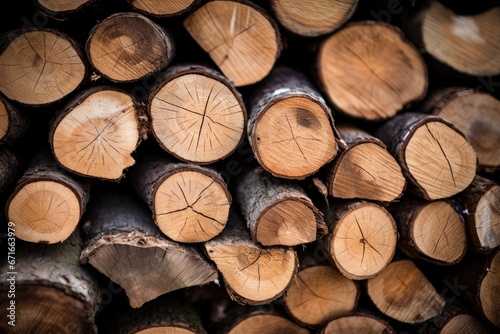 Origin of chopped dry logs