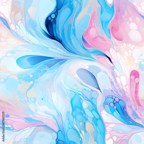 Pattern with water effect in pinkcore and pastel colors photo