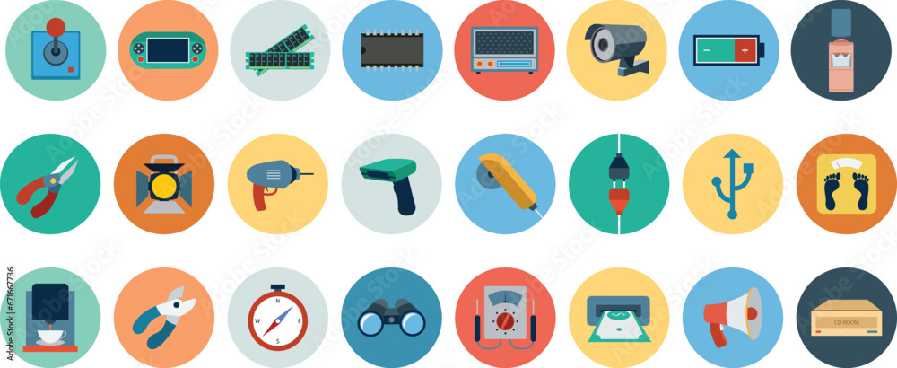 Vector icon pack free download. Electrical vector icons Vector icon pack free download. Electrical vector icons