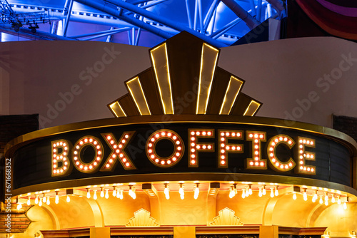 Photography Box office vintage sign