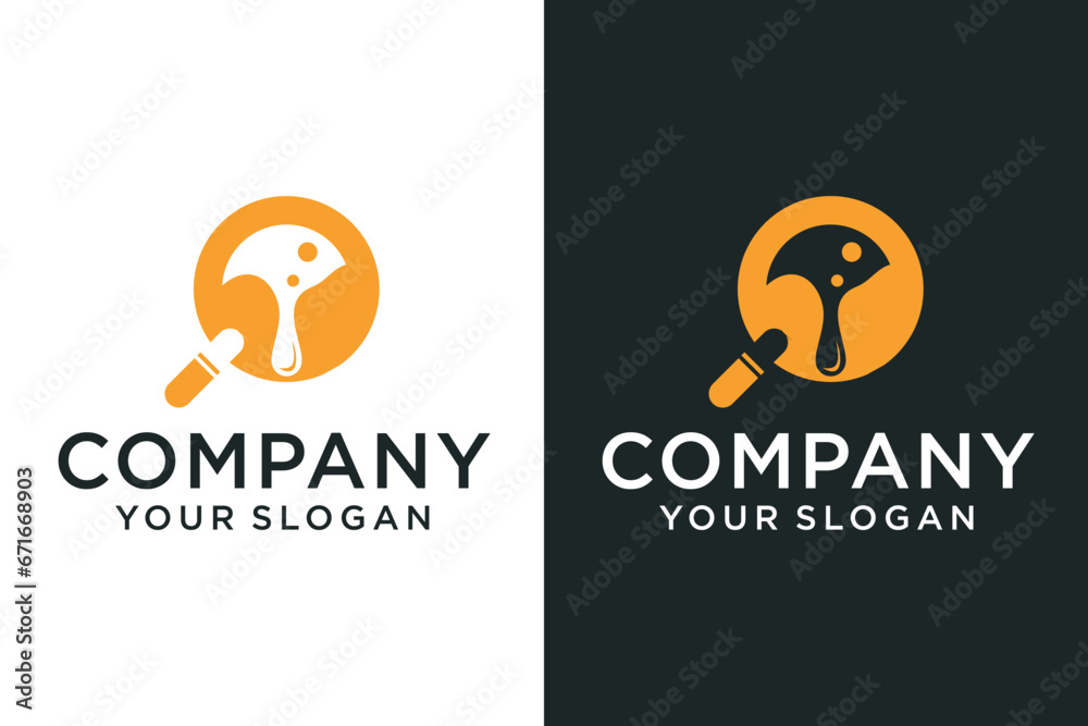 Water drop search logo Water drop vector logo linear design. Water drop search logo Water drop vector logo linear design.